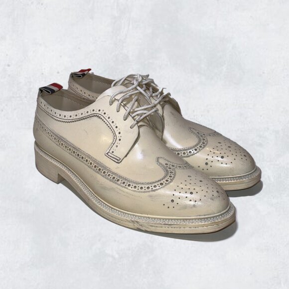 Thom Browne  Longwing Mens White Rubber Brogue Sz 9/ UE 42 main image 8